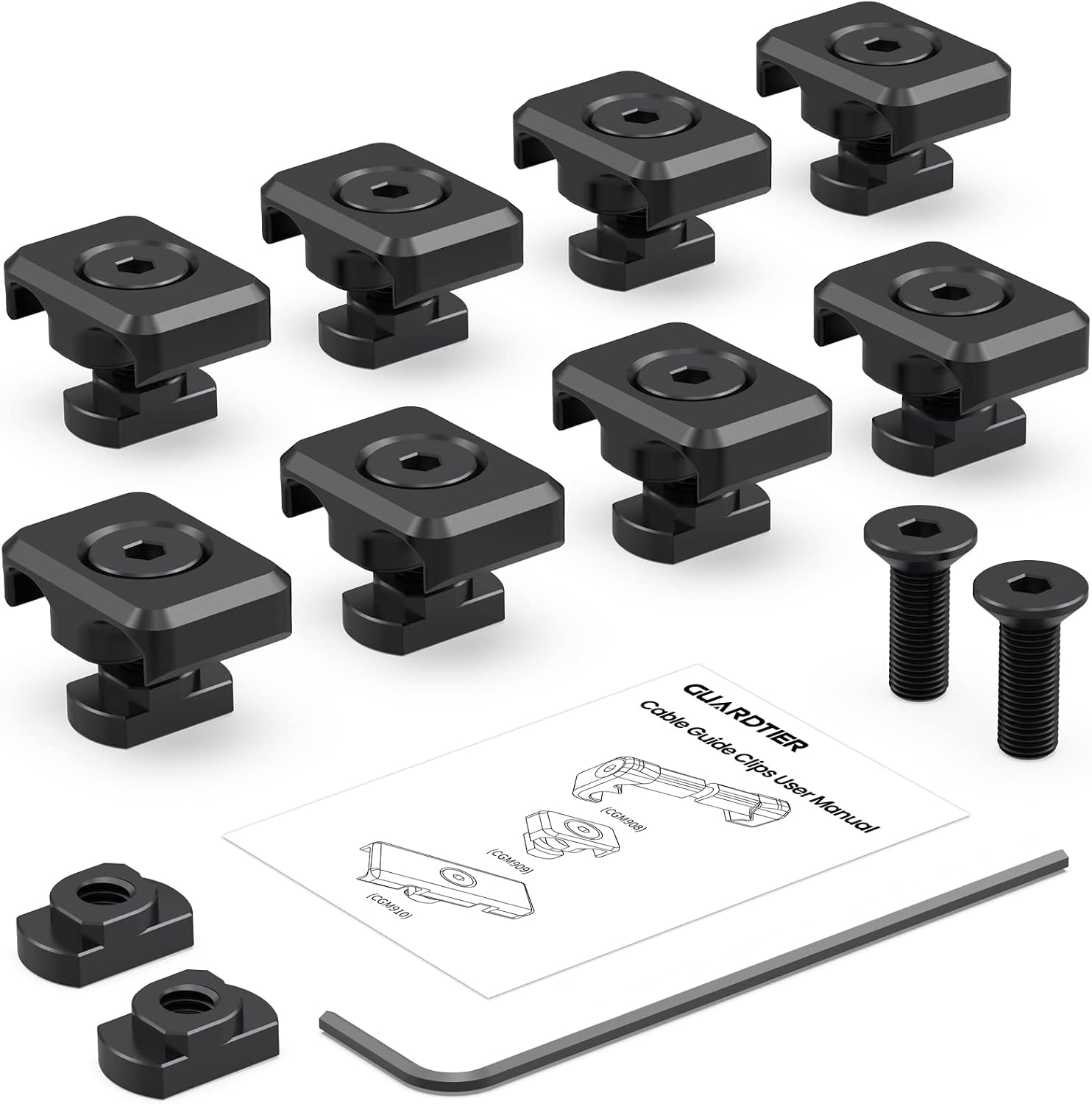 Guardtier CGM909 Pressure Switch Cable Guides Compatible with M-LOK System