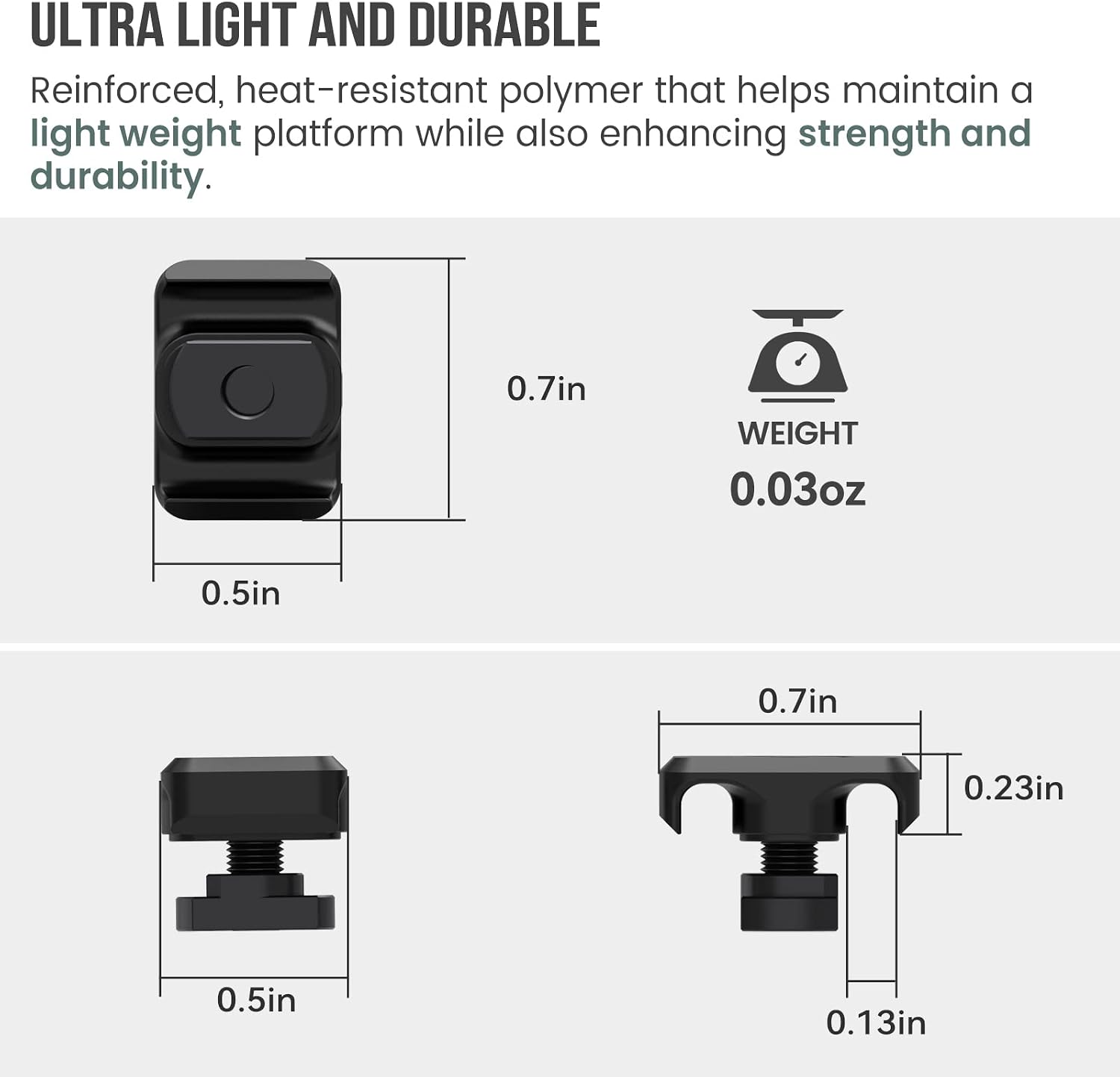 Guardtier CGM909 Pressure Switch Cable Guides Compatible with M-LOK System