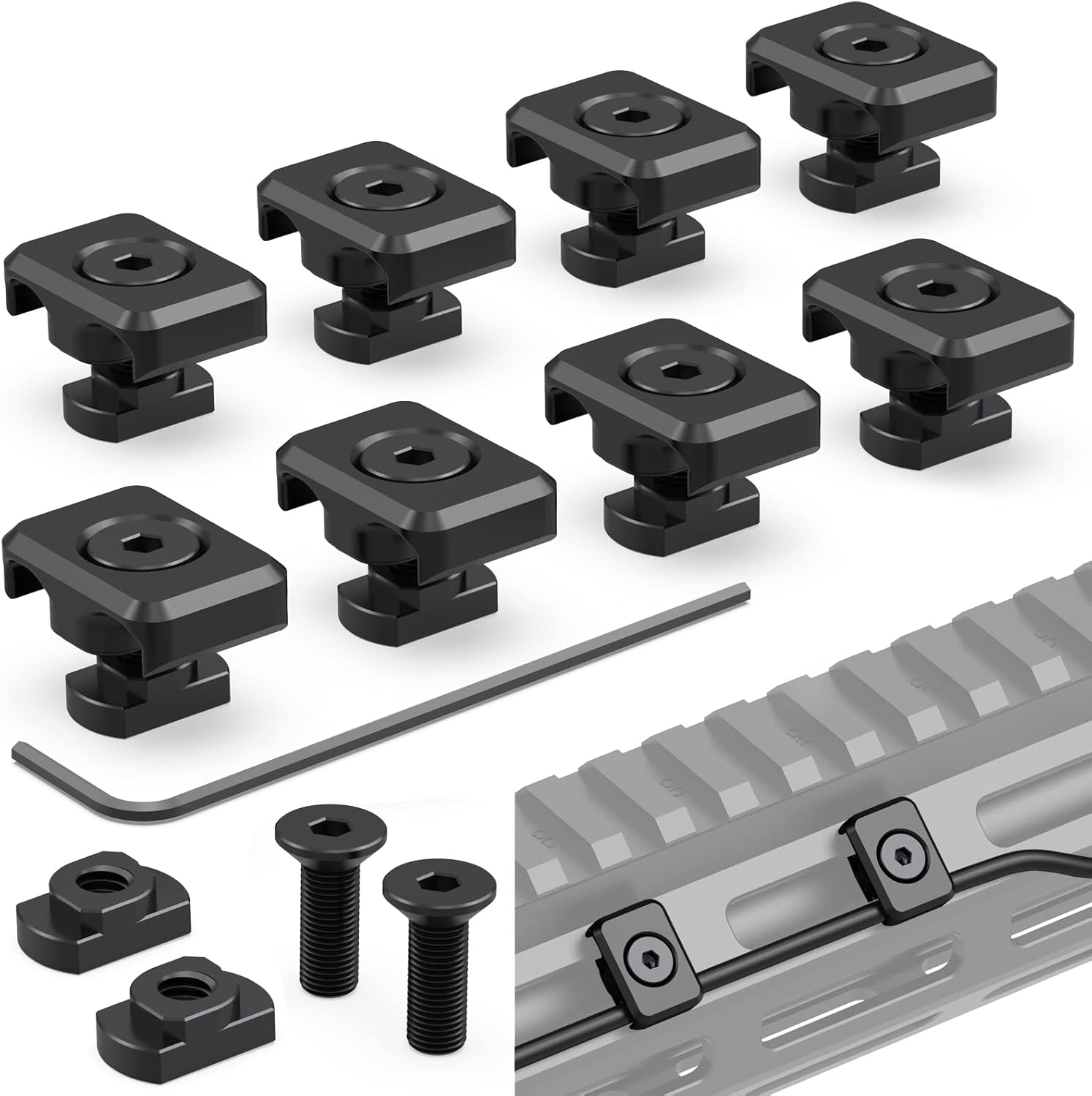 Guardtier CGM909 Pressure Switch Cable Guides Compatible with M-LOK System
