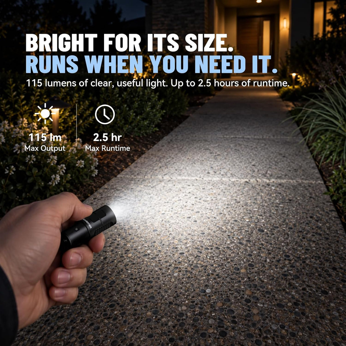 Guardtier G71 EDC Keychain Flashlight