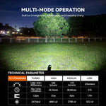 Guardtier ML70 Rechargeable Flashlight 1500 Lumens