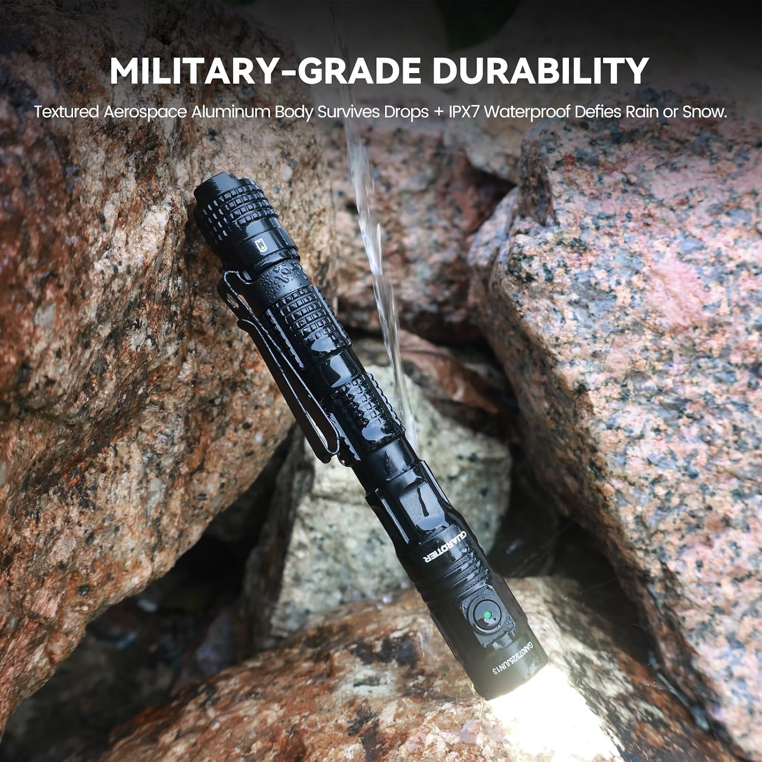 Guardtier ML70 Rechargeable Flashlight 1500 Lumens